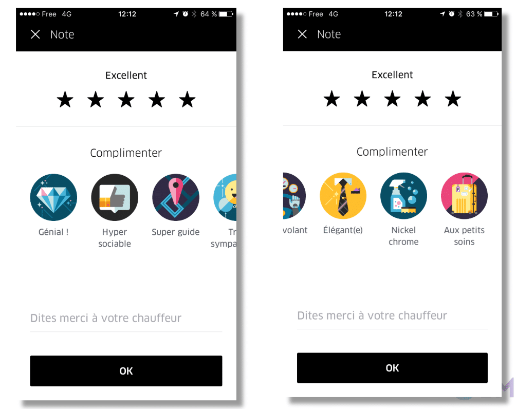 La gamification par Uber